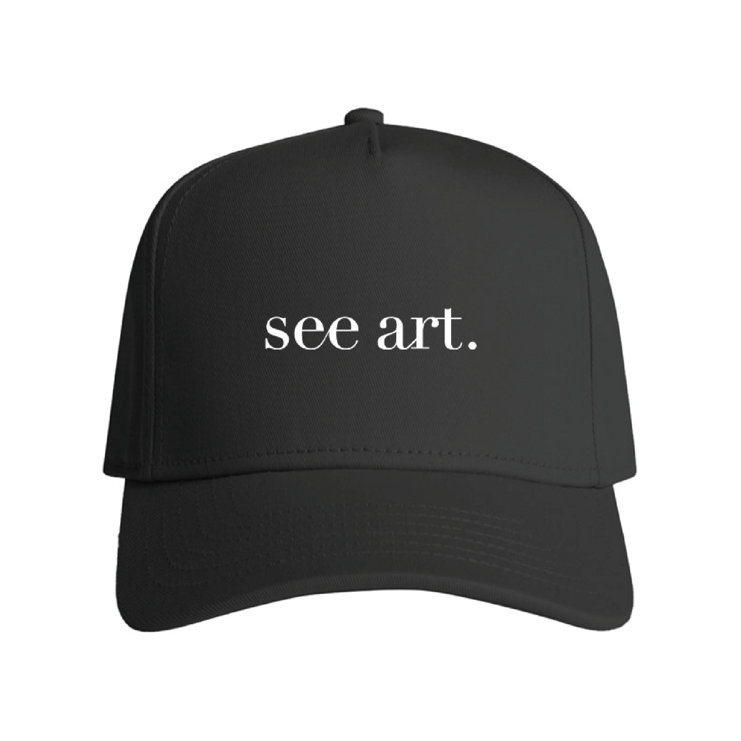 "see art." Snapback Cap