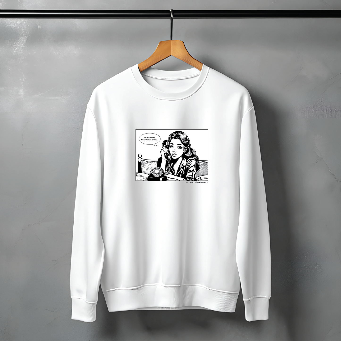 "My Brother, Again?" Premium Drop Shoulder Sweatshirt