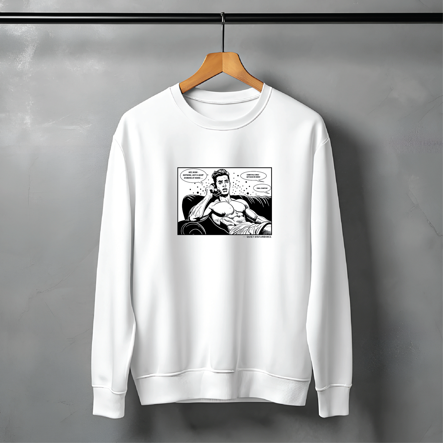 "It's Better if Mom Doesn't Know" Premium Drop Shoulder Sweatshirt