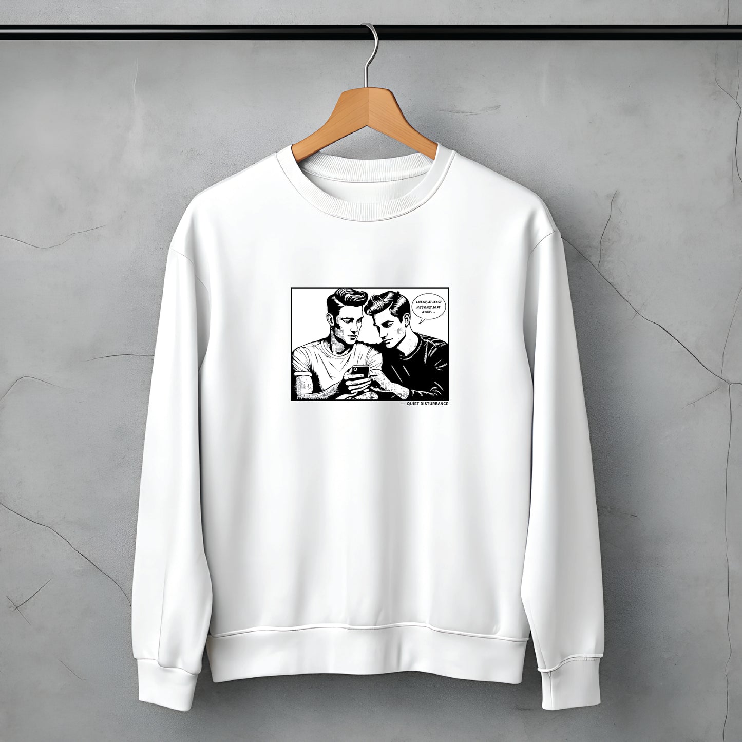 "Proximity is Hot" Premium Drop Shoulder Sweatshirt