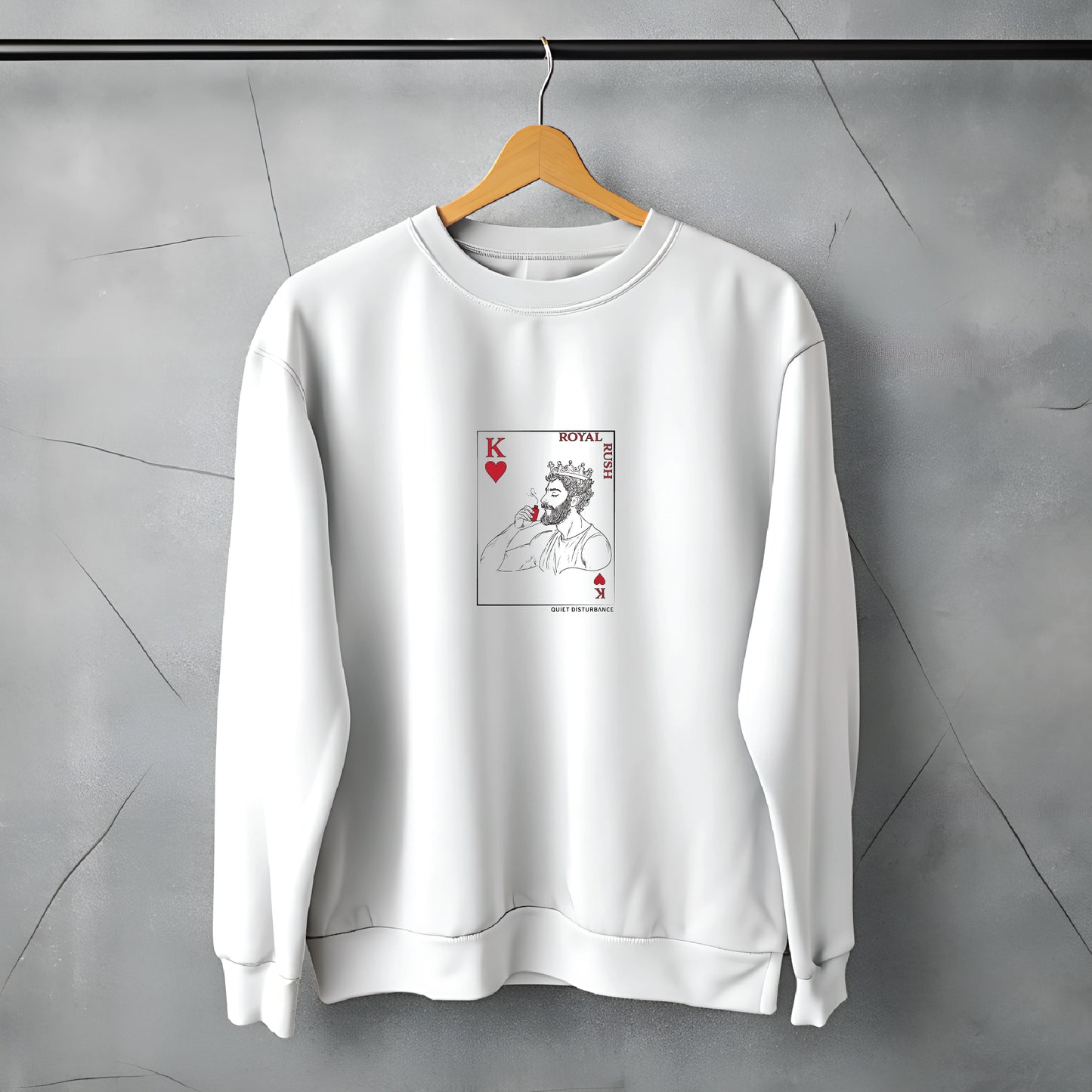 "Royal Rush" Premium Drop Shoulder Sweatshirt