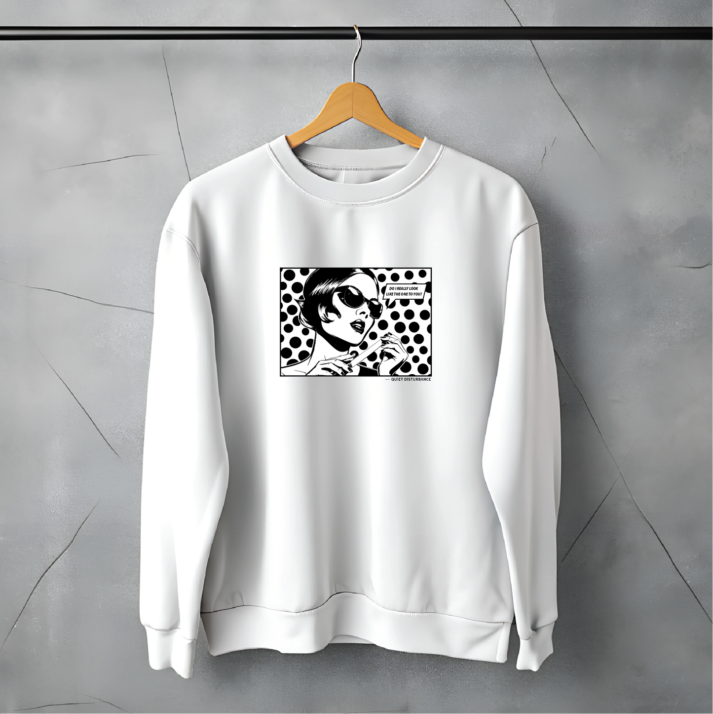 "I'm Not The One" Premium Drop Shoulder Sweatshirt