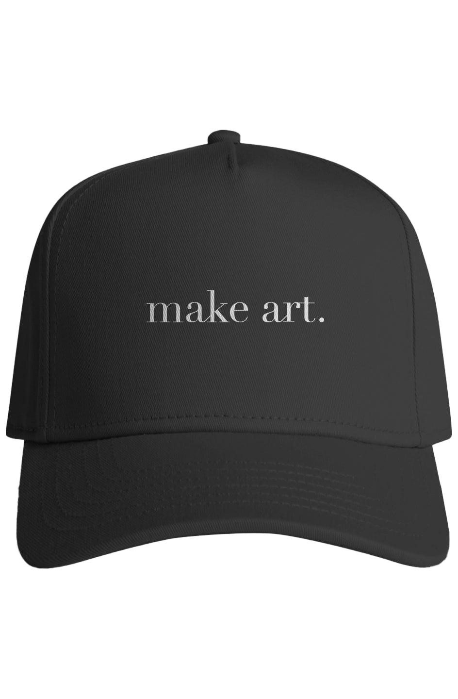 "make art." Snapback Cap