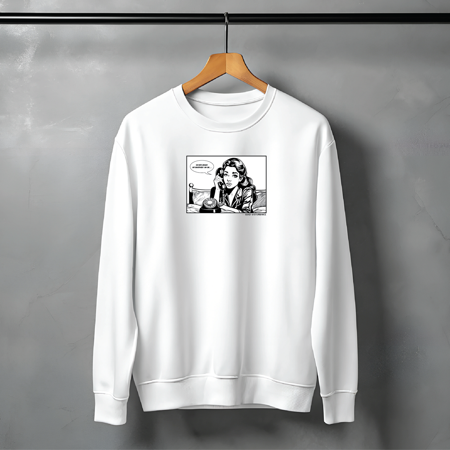 "My Brother, Again?" Premium Drop Shoulder Sweatshirt