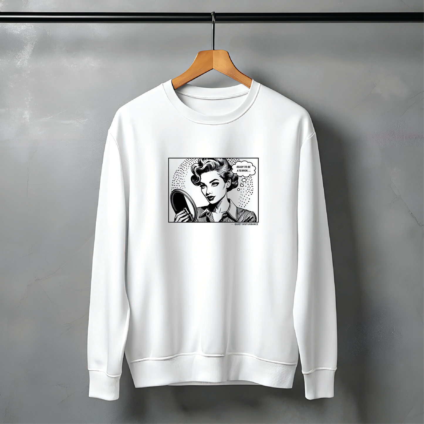 "Ready for a Night Out" Premium Drop Shoulder Sweatshirt